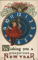 Wishing You A Prosperous New Year Postcard