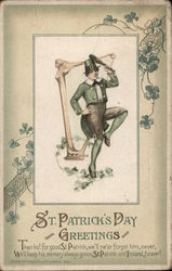 St. Patrick's Day Greetings Postcard Postcard Postcard