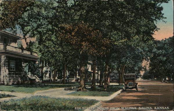 Eighth Street, North from Walnut Salina Kansas