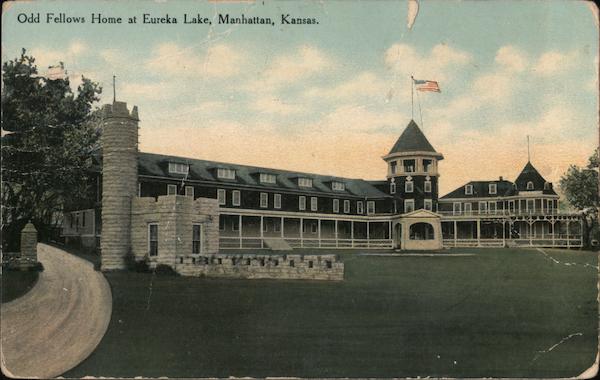 Odd Fellows Home at Eureka Lake Manhattan Kansas
