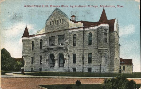 Agricultural Hall, Kansas State Agricultural College Manhattan