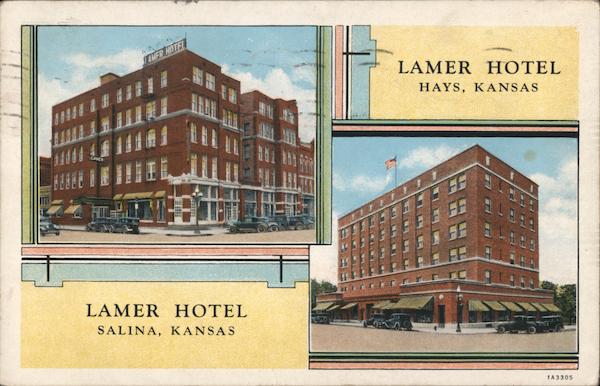 Lamer Hotel Hays and Salina, Kansas