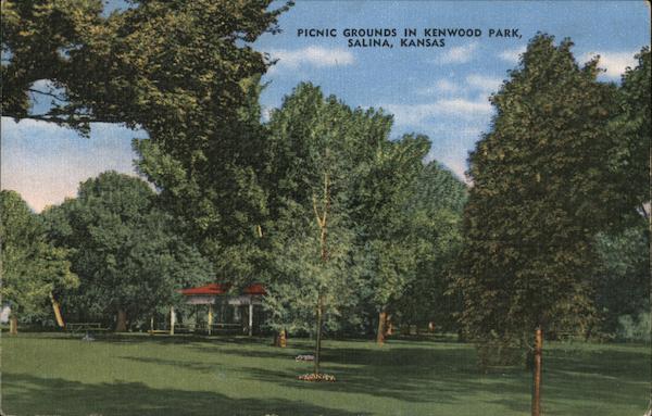Beautiful Picnic Grounds in Kenwood Park Salina Kansas