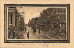Dundas Street, Looking East from Richmond London, ON Canada Ontario Postcard Postcard Postcard