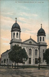 Exterior of St. Teresa's Catholic Church Postcard