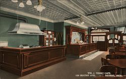 Wm. J. Thiery Cafe Postcard