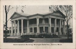 Administration Building, Michigan State Fair Postcard