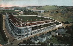 Forbes Field Exterior, Ball Park Postcard