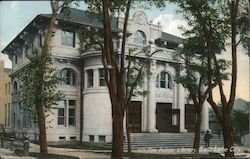 Public Library Postcard