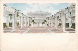 Roof Garden, Hotel Utah Salt Lake City, UT Postcard Postcard Postcard