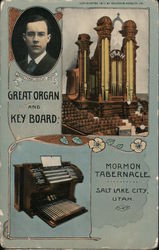 Great Organ and Key Board - Mormon Tabernacle Salt Lake City, UT Postcard Postcard Postcard