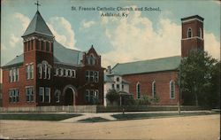 St. Francis Catholic Church and School Postcard