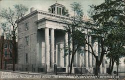 Confederate Museum, Davis House Richmond, VA Postcard Postcard Postcard