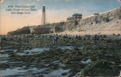 Point Loma and Light House at Low Tide Postcard