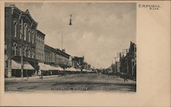 Looking Along Commercial Street Postcard