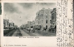 Main Street Hutchinson, KS Postcard Postcard Postcard