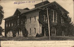 Armory, Kansas State Agricultural College Postcard