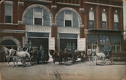 Fire Department Postcard