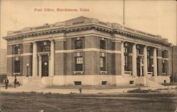 Post Office Building Hutchinson, KS Postcard Postcard Postcard