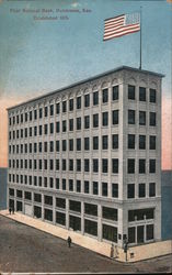First National Bank, Established 1876 Postcard