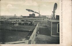 Stock Yards and Packing House Postcard