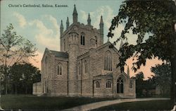 Christ's Cathedral, Salina, Kansas Postcard