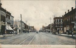 Santa Fe Avenue, looking North Postcard