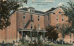 Kansas Wesleyan Dormitory Postcard
