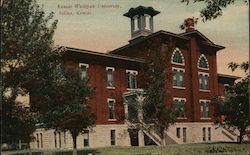 Kansas Welseyan University Postcard