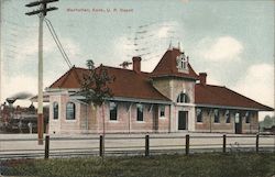 U.P. Depot Postcard