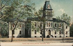 Central High School Building Postcard