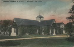Chemistry Laboratory, Kansas State Agricultural College Manhattan, KS Postcard Postcard Postcard