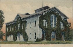 Armory, Kansas State Agricultural College Postcard