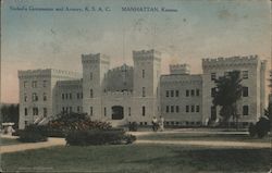 Nichol's Gymnasium and Armory, K.S.A.C. Postcard