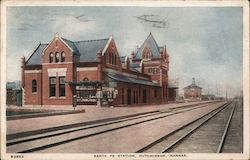 Santa Fe Station Hutchinson, KS Postcard Postcard Postcard