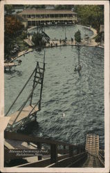 Stevens Swimming Pool Postcard