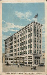 First National Bank Hutchinson, KS Postcard Postcard Postcard