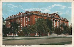 Washington High School Postcard