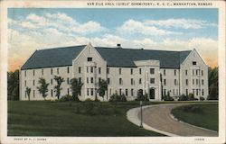 Van Zile Hall (Girls' Dormitory), K.S.C. Postcard