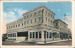 Hotel Gillett Manhattan, KS Postcard Postcard Postcard