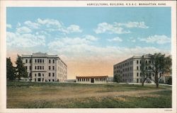 Agricultural Building, K.S.A.C. Postcard