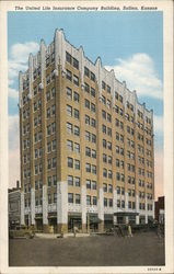 The United Life Insurance Company Building Salina, KS Postcard Postcard Postcard