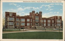Administration Building, Kansas Wesleyan University Salina, KS Postcard Postcard Postcard