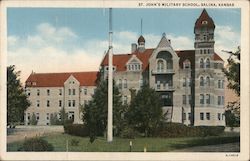 St John's Military School Salina, KS Postcard Postcard Postcard