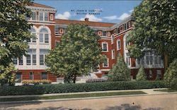 St. John's Hospital Postcard