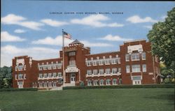 Lincoln Junior High School Salina, KS Postcard Postcard Postcard