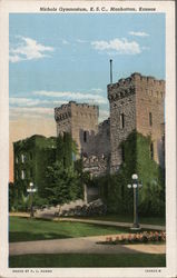 Nichols Gymnasium K.S.C. Manhattan, KS Postcard Postcard Postcard