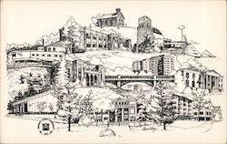 Emporia State University, Campus Scenes Postcard