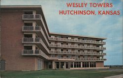 Wesley Towers, Retirement Center Postcard