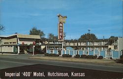 Imperial "400" Motel Hutchinson, KS Postcard Postcard Postcard